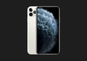 Imagen ilustrativa de un celular marca apple modelo iphone 11 pro color plata